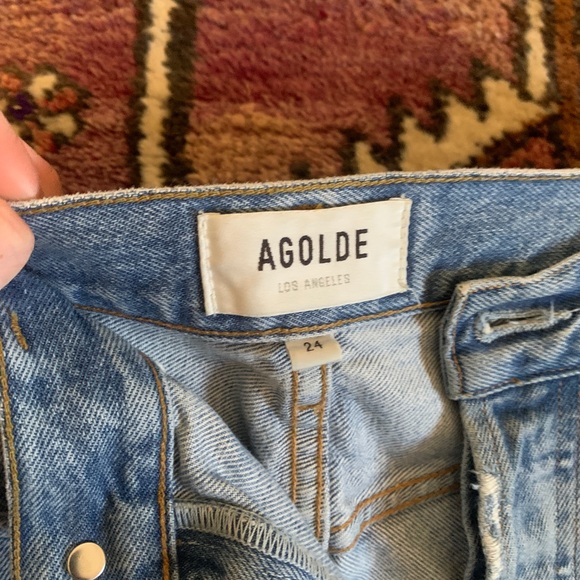 Agolde 90’s Pinch Waist High Rise Straight Jeans - Picture 3 of 10
